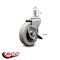 Service Caster 3 Inch Thermoplastic Rubber Wheel 7/8 Grip Ring Stem Caster with Brake SCC SCC-GR05S310-TPRS-SLB-71678 - alternate 1